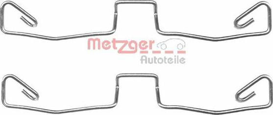 Metzger 109-1633 - Комплектуючі, колодки дискового гальма autozip.com.ua