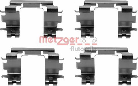 Metzger 109-1670 - Комплектуючі, колодки дискового гальма autozip.com.ua