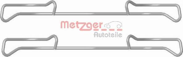Metzger 109-1678 - Комплектуючі, колодки дискового гальма autozip.com.ua