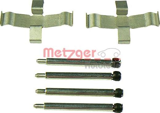 Metzger 109-1040 - Комплектуючі, колодки дискового гальма autozip.com.ua