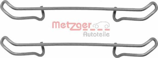 Metzger 109-1056 - Комплектуючі, колодки дискового гальма autozip.com.ua