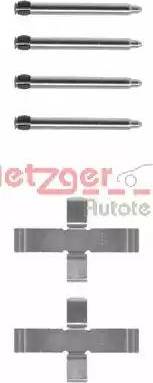 Metzger 109-1076 - Комплектуючі, колодки дискового гальма autozip.com.ua