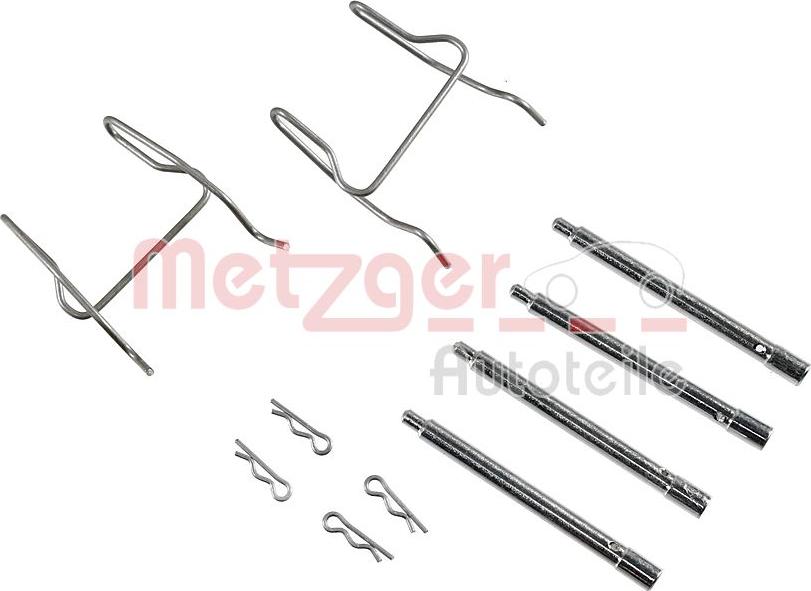 Metzger 109-1149 - Комплектуючі, колодки дискового гальма autozip.com.ua