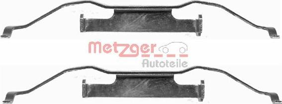 Metzger 109-1148 - Комплектуючі, колодки дискового гальма autozip.com.ua