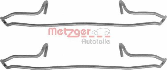 Metzger 109-1159 - Комплектуючі, колодки дискового гальма autozip.com.ua