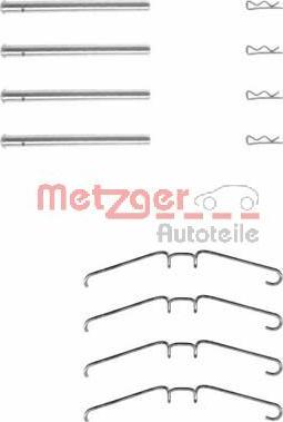 Metzger 109-1155 - Комплектуючі, колодки дискового гальма autozip.com.ua