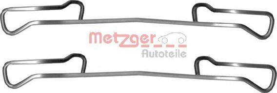 Metzger 109-1150 - Комплектуючі, колодки дискового гальма autozip.com.ua