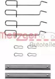 Metzger 109-1151 - Комплектуючі, колодки дискового гальма autozip.com.ua