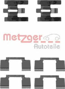 Metzger 109-1160 - Комплектуючі, колодки дискового гальма autozip.com.ua