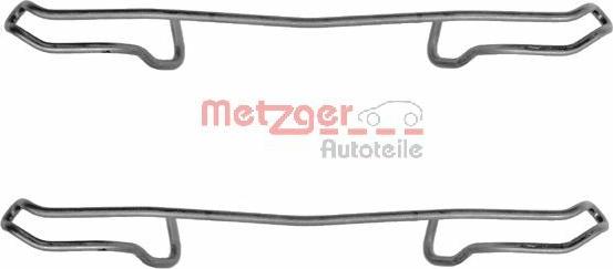 Metzger 109-1100 - Комплектуючі, колодки дискового гальма autozip.com.ua