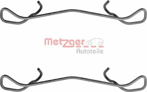 Metzger 109-1189 - Комплектуючі, колодки дискового гальма autozip.com.ua