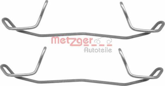 Metzger 109-1123 - Комплектуючі, колодки дискового гальма autozip.com.ua