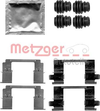 Metzger 109-1840 - Комплектуючі, колодки дискового гальма autozip.com.ua