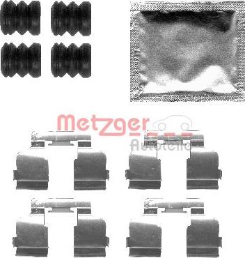 Metzger 109-1835 - Комплектуючі, колодки дискового гальма autozip.com.ua
