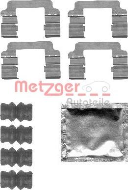 Metzger 109-1830 - Комплектуючі, колодки дискового гальма autozip.com.ua