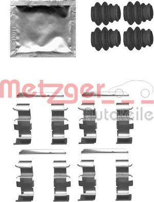 Metzger 109-1831 - Комплектуючі, колодки дискового гальма autozip.com.ua