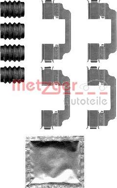 Metzger 109-1826 - Комплектуючі, колодки дискового гальма autozip.com.ua