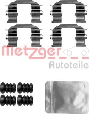 Metzger 109-1870 - Комплектуючі, колодки дискового гальма autozip.com.ua