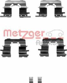 Metzger 109-1290 - Комплектуючі, колодки дискового гальма autozip.com.ua