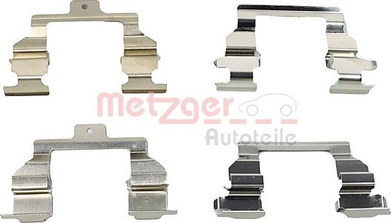 Metzger 109-1291 - Комплектуючі, колодки дискового гальма autozip.com.ua