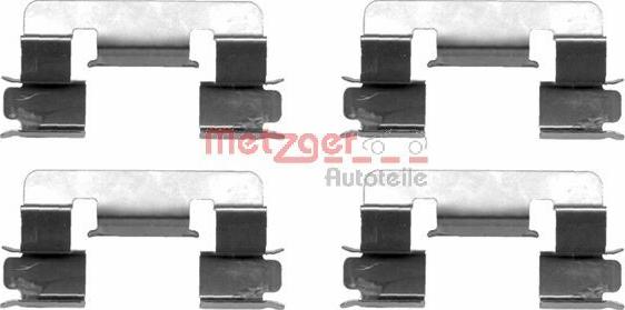 Metzger 109-1293 - Комплектуючі, колодки дискового гальма autozip.com.ua
