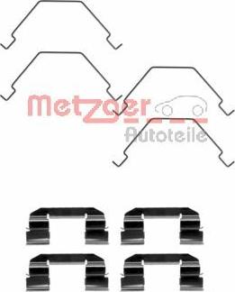 Metzger 109-1292 - Комплектуючі, колодки дискового гальма autozip.com.ua