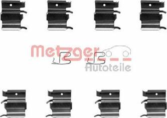 Metzger 109-1244 - Комплектуючі, колодки дискового гальма autozip.com.ua