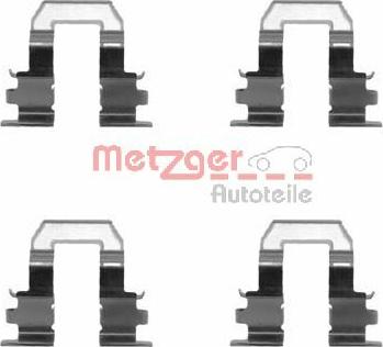 Metzger 109-1255 - Комплектуючі, колодки дискового гальма autozip.com.ua