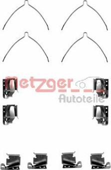 Metzger 109-1269 - Комплектуючі, колодки дискового гальма autozip.com.ua