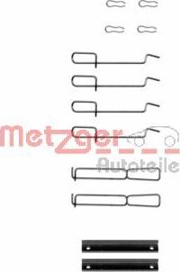 Metzger 109-1265 - Комплектуючі, колодки дискового гальма autozip.com.ua