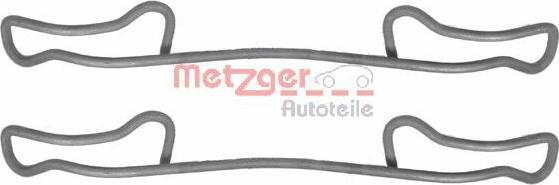 Metzger 109-1200 - Комплектуючі, колодки дискового гальма autozip.com.ua