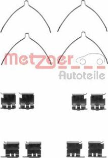 Metzger 109-1289 - Комплектуючі, колодки дискового гальма autozip.com.ua