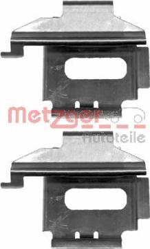 Metzger 109-1282 - Комплектуючі, колодки дискового гальма autozip.com.ua