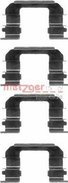 Metzger 109-1287 - Комплектуючі, колодки дискового гальма autozip.com.ua