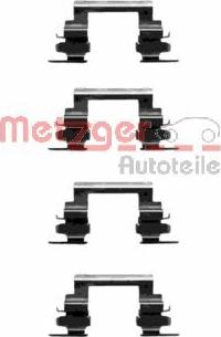 Metzger 109-1236 - Комплектуючі, колодки дискового гальма autozip.com.ua