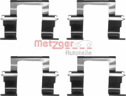 Metzger 109-1274 - Комплектуючі, колодки дискового гальма autozip.com.ua