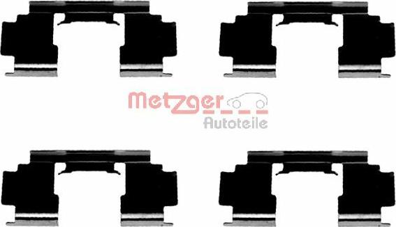 Metzger 109-1276 - Комплектуючі, колодки дискового гальма autozip.com.ua