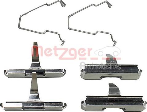 Metzger 109-1270 - Комплектуючі, колодки дискового гальма autozip.com.ua