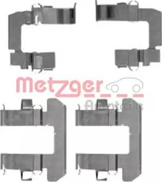 Metzger 109-1763 - Комплектуючі, колодки дискового гальма autozip.com.ua