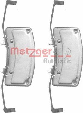 Metzger 109-1706 - Комплектуючі, колодки дискового гальма autozip.com.ua