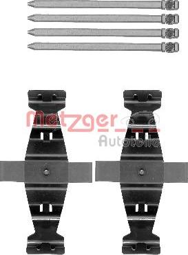 Metzger 109-1786 - Комплектуючі, колодки дискового гальма autozip.com.ua