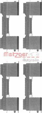 Metzger 109-1729 - Комплектуючі, колодки дискового гальма autozip.com.ua