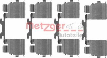 Metzger 109-1725 - Комплектуючі, колодки дискового гальма autozip.com.ua