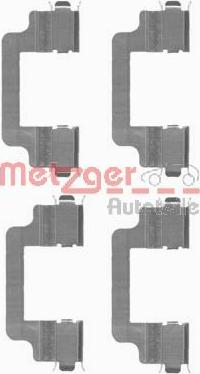 Metzger 109-1727 - Комплектуючі, колодки дискового гальма autozip.com.ua