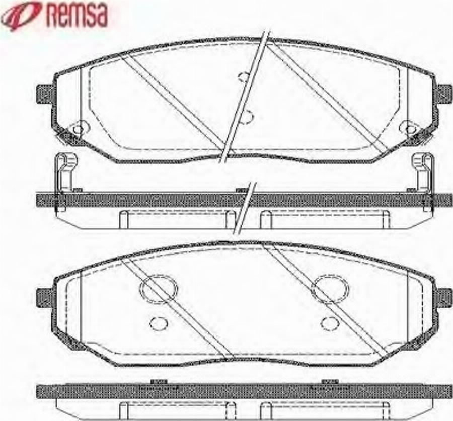 Metzger 104102 - Гальмівні колодки, дискові гальма autozip.com.ua