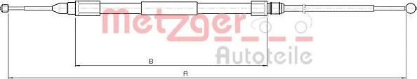 Metzger 10.4268 - Трос, гальмівна система autozip.com.ua