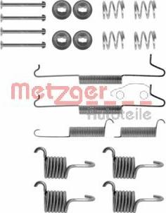 Metzger 105-0649 - Комплектуючі, барабанний гальмівний механізм autozip.com.ua