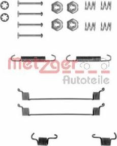 Metzger 105-0651 - Комплектуючі, барабанний гальмівний механізм autozip.com.ua