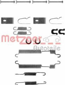 Metzger 105-0653 - Комплектуючі, барабанний гальмівний механізм autozip.com.ua