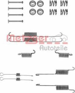 Metzger 105-0615 - Комплектуючі, барабанний гальмівний механізм autozip.com.ua